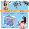 Beyblade Storage Case from Kurashino Shoten, 2025 Edition! Thickened! Holds 30 Beyblade Parts, Clear, and Perfect for Miniature Cars