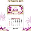 20 Pcs 2025 Mini Stick on Calendar Peel and Stick Calendar Small Wall Calendar Adhesive Car Calendar 2025 Monthly for Business Cards Auto Truck