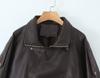 2025 Spanish Lamb Bubble Leather Double-Layer PU Motorcycle Jacket