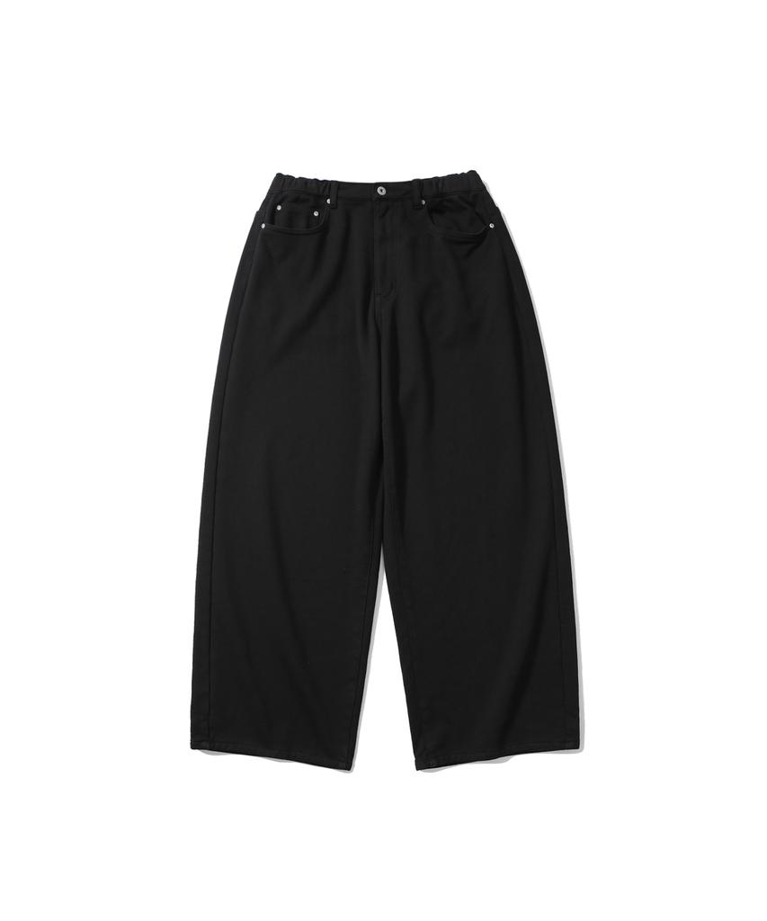 ANGLAN Baggy Fit Sweat Pants - Black