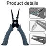 Stainless Steel Fishing Plier Hook Remover Outdoor Fish Line Cutter Tool Comfortable Grip Scissors Fishing Accessories