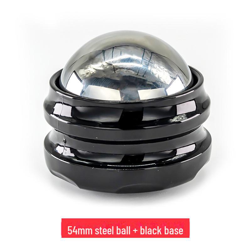 

Массажный мяч из нержавеющей стали с подогревом и охлаждением для фитнеса и йоги 54mm steel ball чёрный