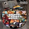 Grand Theft Auto Round Area Rug Carpet Rug For Living Room Bedroom Sofa Playroom Decor Nonslip Floor Mat