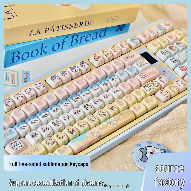 MOA Three Little Ones Theme Custom PBT Keycaps for Mechanical Keyboards