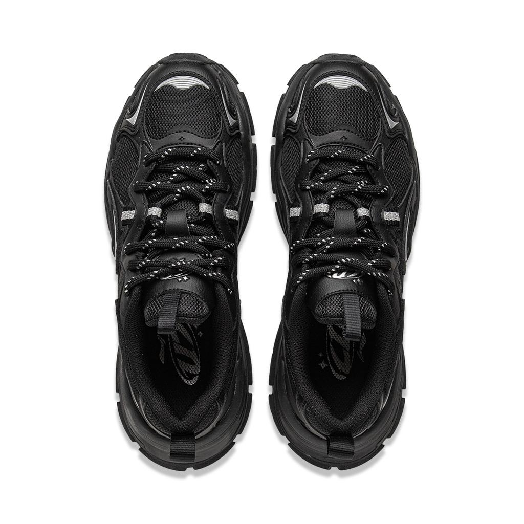 Li Ning Star Cushioning Slip Resistant Abrasion Resistant Breathable Coverage Lightweight Low Top Casual Shoes Women's AGCV252-4