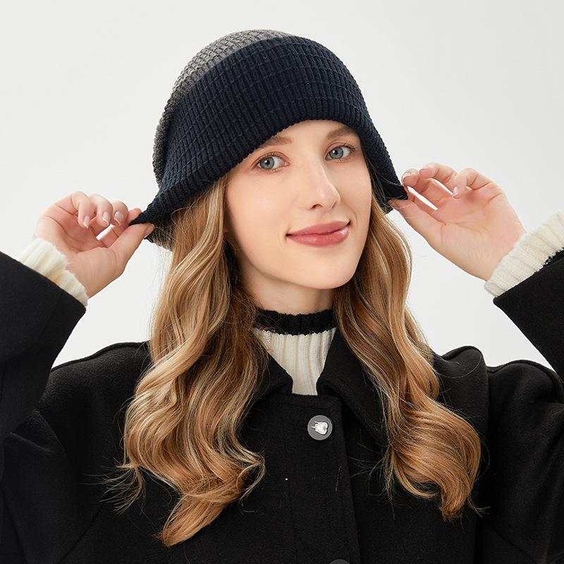 Autumn and Winter Windproof Ski Mask for Men and Women Warm Cycling Hood Neck Guard Cold Hat  Dual Purpose Knitted Hat