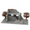 ww2 Ruins Constructions Building Blocks Military Battlefield shelter Model Blocks DIY Bricks toys for Boys Children