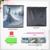 The Hem of A Dress in The Snow 5D Diamond Painting Storage Basket Full Round Drill Mosaic Diamond Embroidery Cross Stitch Kits Home Decor Home Decor