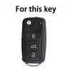 Für VW Golf Polo Bora Beetle Tiguan für SKODA Fabia Superb für SEAT Leon Toledo Altea Ibiza TPU-Fernschlüsselgehäuseabdeckung