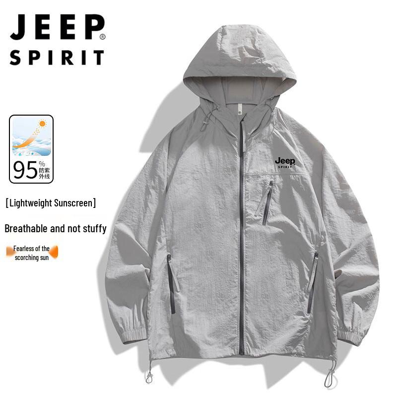JEEP SPIRIT Unisex UPF50+ Sun Protection Jacket L