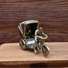 Brass Old Shanghai Rickshaw Ride Retro Vintage Craft Creative Decoration Ornament