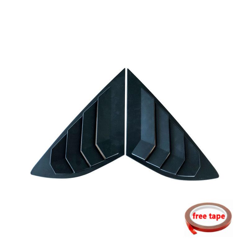 A Pair Rear Side Window Shutters For Ford Mondeo Fusion 2013 -  Side Window Protection Sticker Car Exterior Accessories