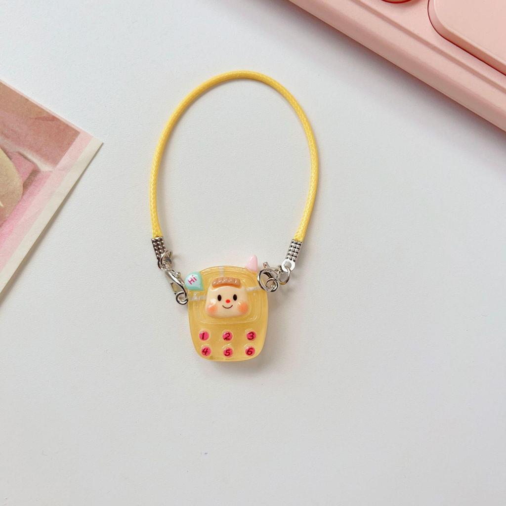 Dollhouse Mini Pendant Cartoon Camera Bow Knot Lanyard Accessory
