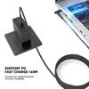 28V 5A 140W Type C to DC5.5x2.1mm 5.5x2.5mm Male Power Cable PD Charger Braided