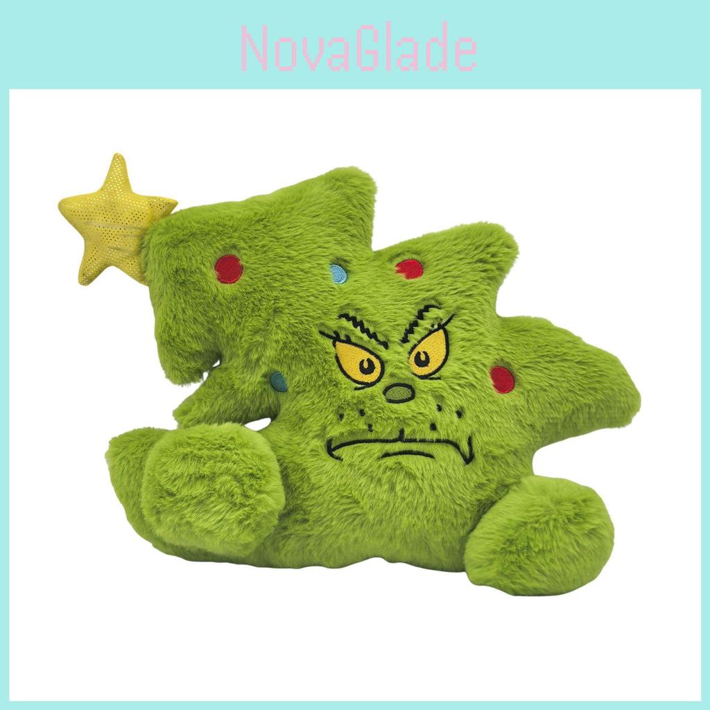 The Grinch Plush Cushion With Pp Cotton Filling For Holiday Decor And Gift Ideas