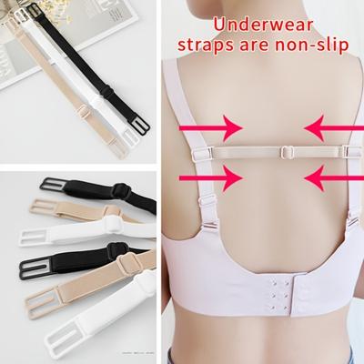 1/3 шт. Жіночий протиковзкий ремінець для бюстгальтера Подвійне плече Тримачі застібки на спині Пряжка Пояс Універсальні невидимі еластичні ремені Подовжувач бюстгальтера