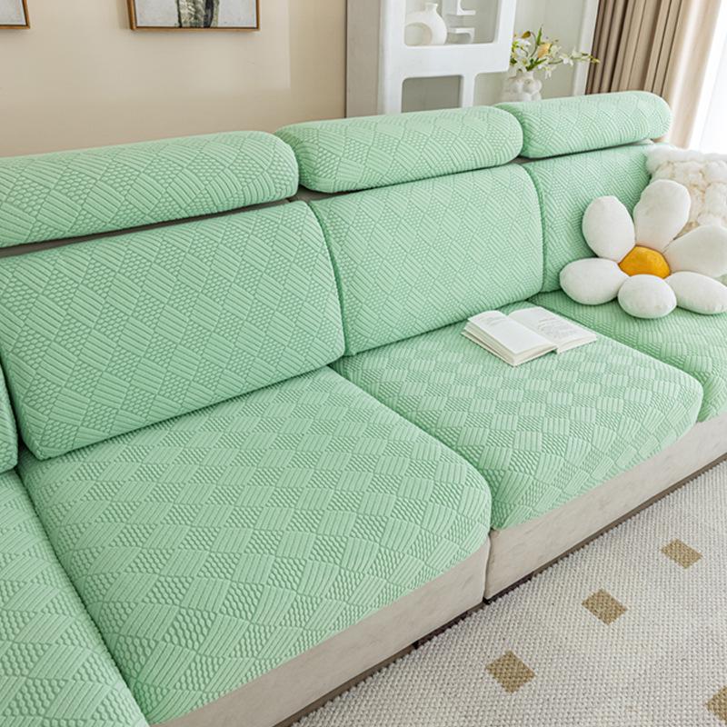 Elastic Sofa Cover Cushion Cover Sofa Hat Solid Color Sofa Cover All-inclusive Four Seasons Universal Cover Sofa Cushion Cover