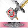 Fuel Petcock Shutoff Valve Kit for Yamaha, Fuel Gas Tank Shut-Off Switch Petcock Valve Assembly with Gasket & Filter Tube Fits for YFM YFZ LTZ DRZ
