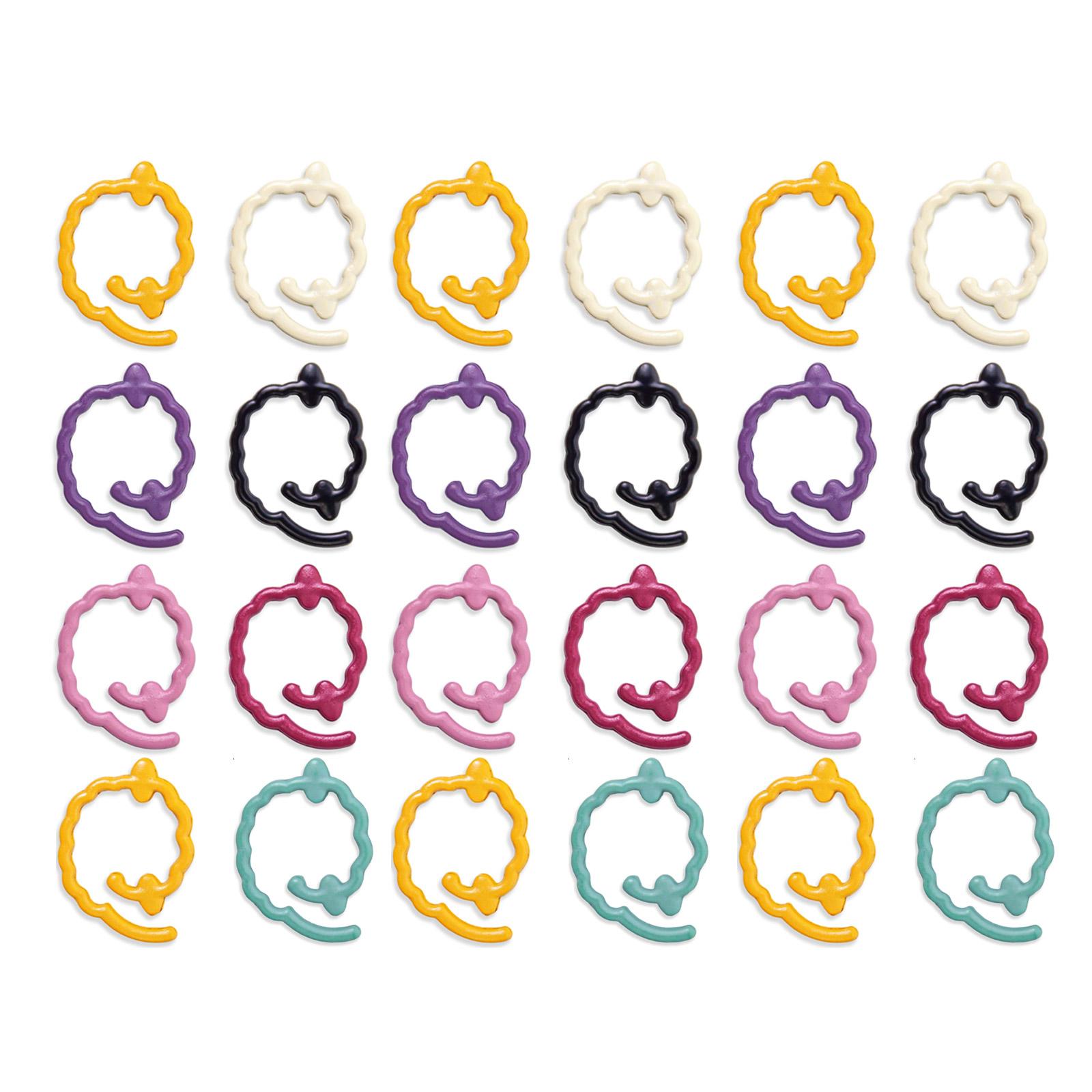 

24 шт. маркеры для фруктового вязания крючком, фиксирующие маркеры для вязания крючком, плетение свитера, шарфа, шапки 4