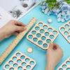 16-Slot Bottle Cap Organizer Wooden Beer Cap Display Stand Square Bottle Cap Coaster for Beer Cap Collection Home Decor Bar Display