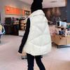 Women's Winter Outer-Wear Down Vest Loose Plus Size Stand Collar Down Waistcoat Gilet