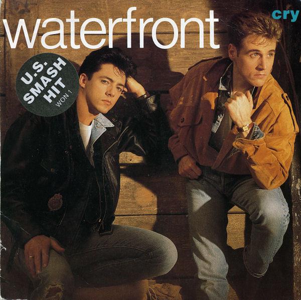 

7-дюймовая пластинка WATERFRONT - Cry WON1 Polydor 1989 UK Рок Б/У