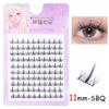 Natürliche Wimpernbüschel DIY Manga Wimpern Transparent Terrier Stränge Wimpern Weiche Falsche Wimpern Wimpern Tägliches Make-Up