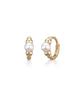 Akarki 14K Rune Pearl One-Touch Ring Earrings