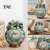 Desktop Scenery Making Set Ocean Treasures DIY Patchwork Ball Ornament Kit, Nautical Dolphin Fabric Craft Handmade Set, Coastal Decor, Hanging