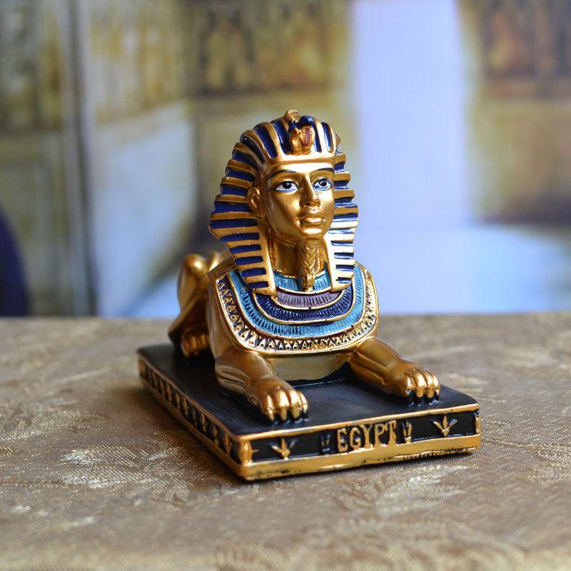 Sphinx & Pyramids Architectural Model Desktop Ornament