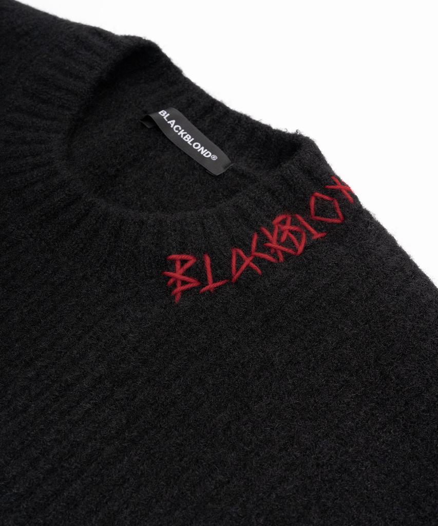 BLACKBLOND Bibbidi Disorder Graffiti Logo Sweater (Black)