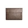 Premium Leather-Style Laptop Sleeve MacBook Air 13 14 16 Inch M1 M2 With Magnetic Flip Cover Shockproof Lining