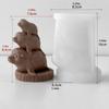 Stacked Animal Silicone Candle Mold 3D Cute Squirrels Owls Seals Resin Casting Molds DIY Handicrafts For Holiday Birthday Party