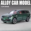 1/24 Li L9 SUV Legierung Druckguss Auto Modell Spielzeug Simulation Fahrzeuge Pull Back Sound Licht Sammlung Spielzeug für Kinder Geburtstag Geschenke