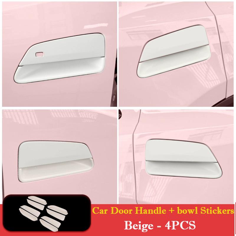 For BYD Seagull Dolphin Mini Surf ABS Car Door Handle Cover Door Bowl Protective Sticker Decoration Auto Styling Accessories