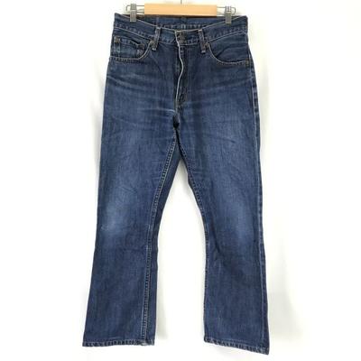 Made In Japan 550 Denim Pants Button Back J09 Engraved Men W28 L32 Trousers cBH616-f(USED)