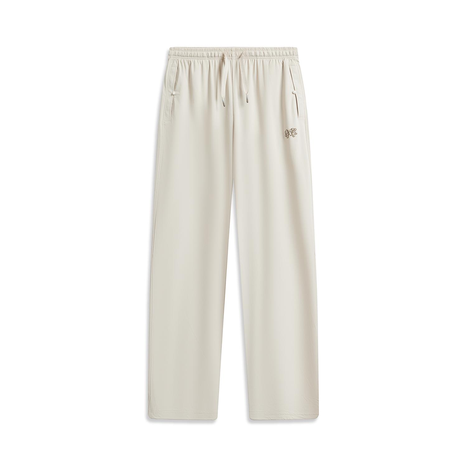 Li-Ning Quick-Drying Cool Loose Knit Sports Pants Women bottoms AKYW156-2 L