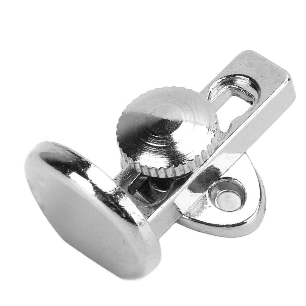 Saxophone Thumb Support Adjustable Clarinet Metal Finger Rest Cushion Protector with Screws