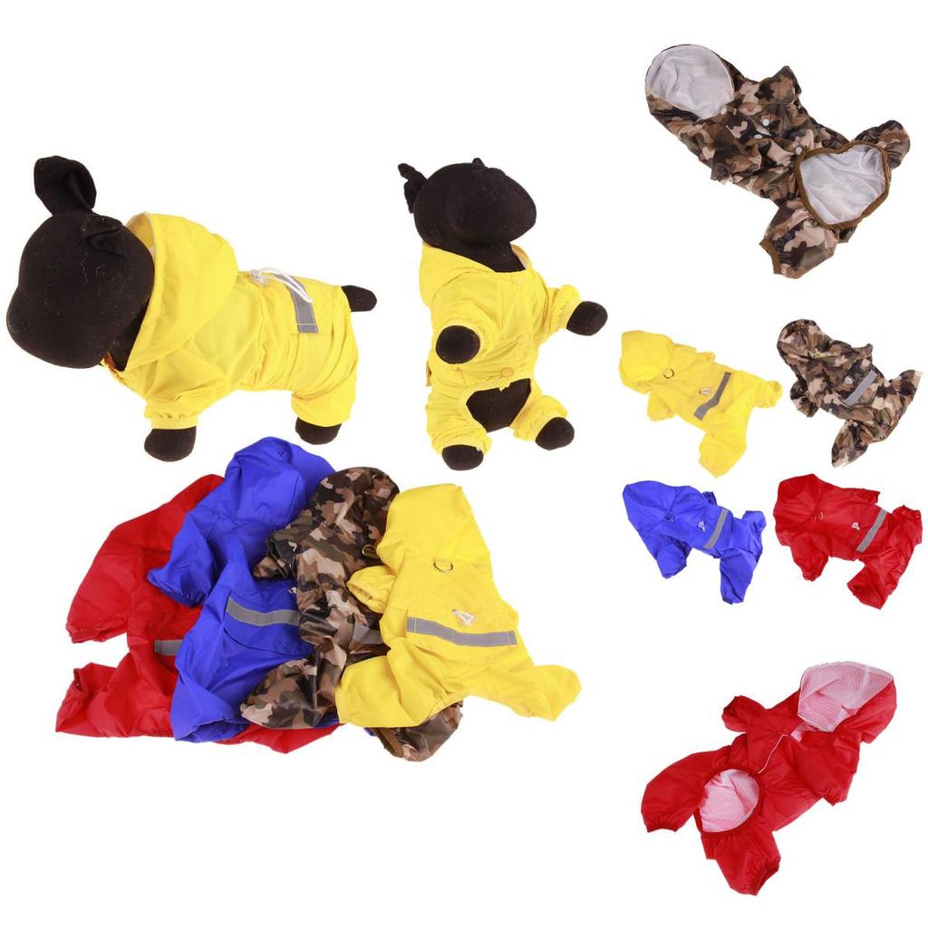 Pet Clothing Raincoat Double-layered Dog Raincoat Wholesale Factory Direct Sales