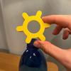 Easy Rotary Bottle Opener Plastic Multi-function Bottle Cap Opener 6.8cm Diameter Bottle Cap Remover for Home Restaurant Bar
