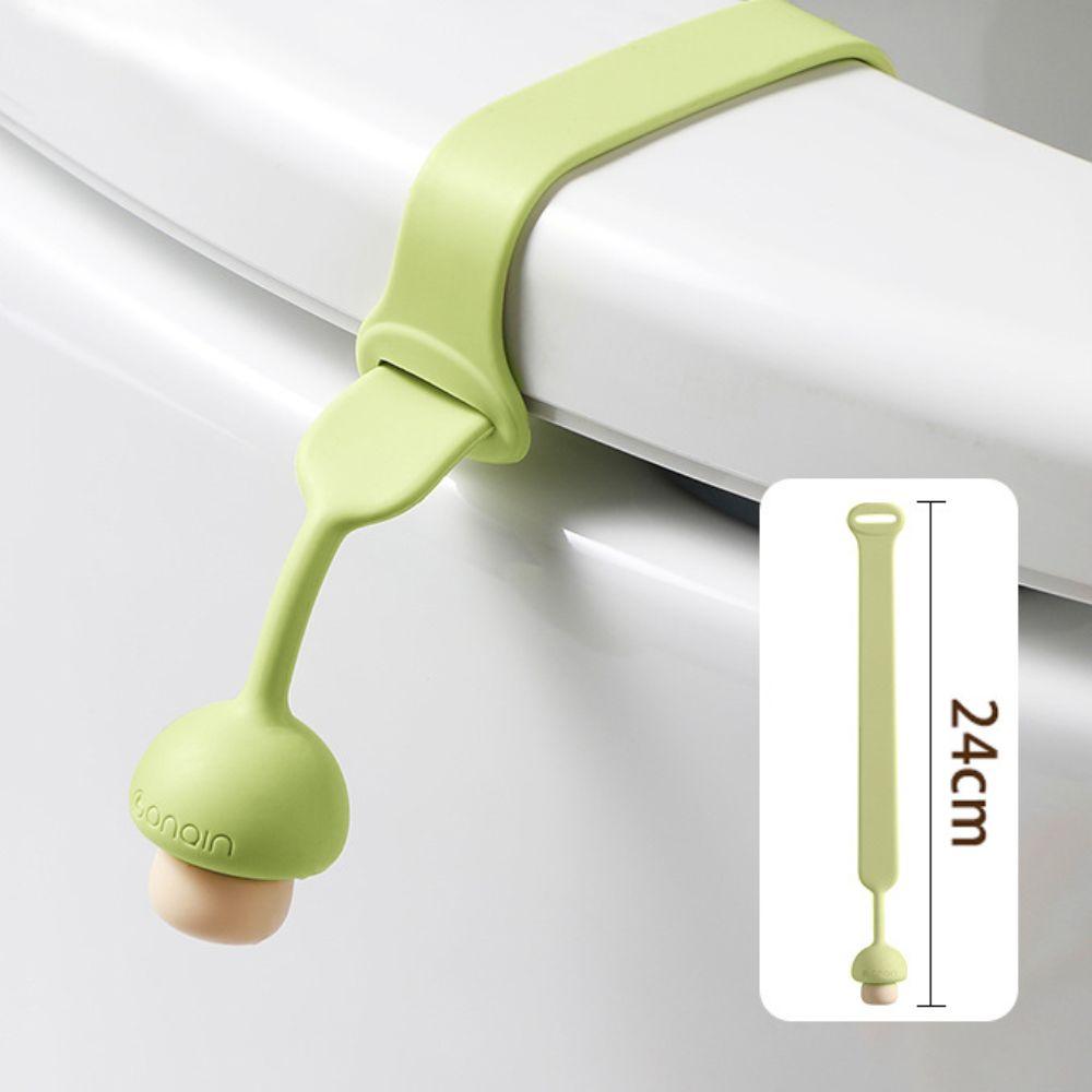 Silicone Toilet Seat Cover Lifters Portable Touch Free Toilet Lid Lifter Handle Durable Mushroom Shape Toilet Seat Pad Lifter