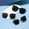 2024 Trendy Anti-UV Sunglasses for Women & Men - Douyin Influencer Style, Big Face Slimming, Perfect for Driving.