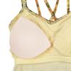 Atsugi Clear Beauty Active Yoga Size with a Floral Print Stretch Fit and Cross Back Bra, 97815AS, Women's, Black, M,