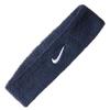 Nike Unisex Adult Walking Swoosh Headband BN2091 Obsidian/White