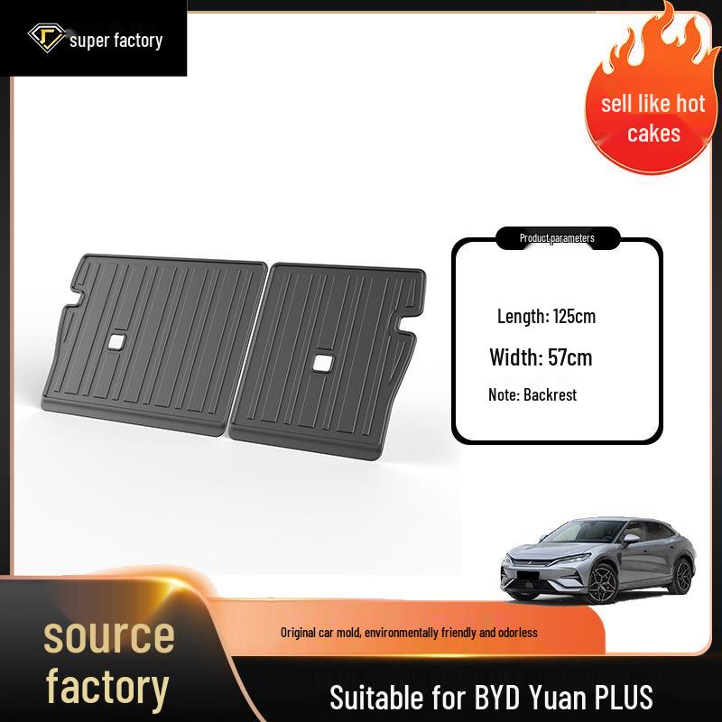 Waterproof & Wear-Resistant Trunk Mat for BYD Yuan PLUS/UP