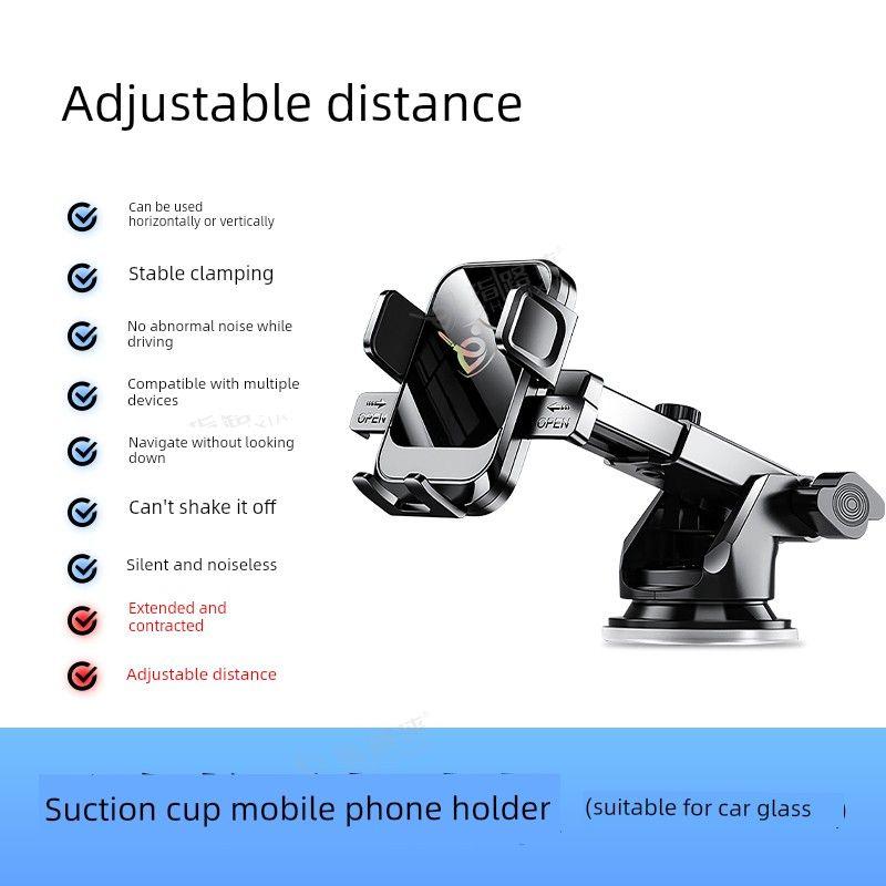 Mobile Phone Car Mount for Navigation, 2025 New Model, Suction Cup Universal Car Holder for Phone in Car Suction Cup Model