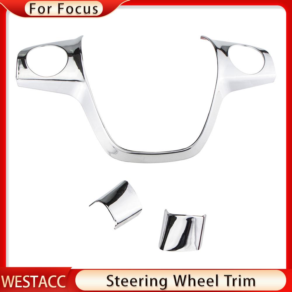 Auto-Lenkrad-Panel-Trim-Abdeckung Dekoration Aufkleber für Ford Focus 3 MK3 Limousine Fließheck Kuga Escape 2012 - 2014