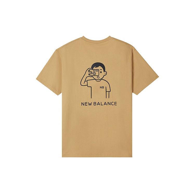 New Balance x Noritake Unisex Printing Round-neck Yellow AMT12346-MSU XS