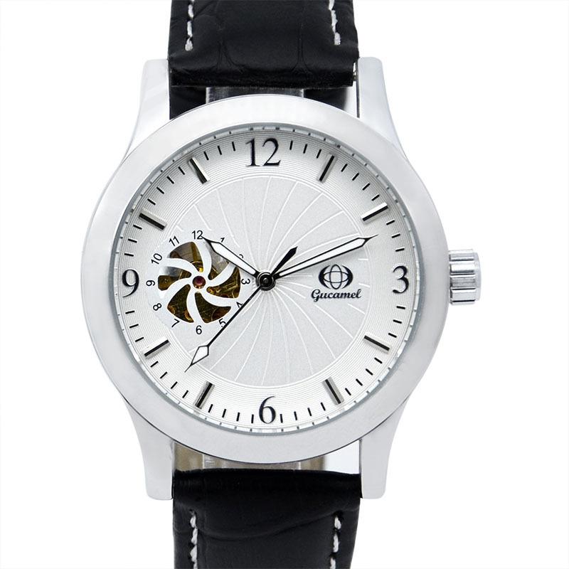 GUCAMEL Fashion Ceas Mecanic Bărbați Ceas Mecanic Perforat Ceas Mecanic Bărbați