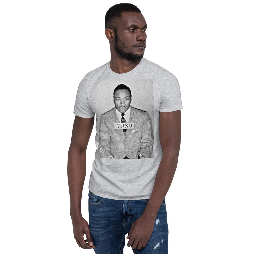 Martin Luther King Jr Mug Shot MLK Tee Tees Tshirt TShirt Unisex T-Shirt L